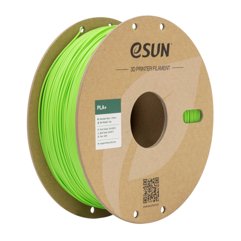 Філамент (пластик) для 3D принтера eSUN PLA+ 1кг, 1.75мм, салатовий (PLA+P175V1)